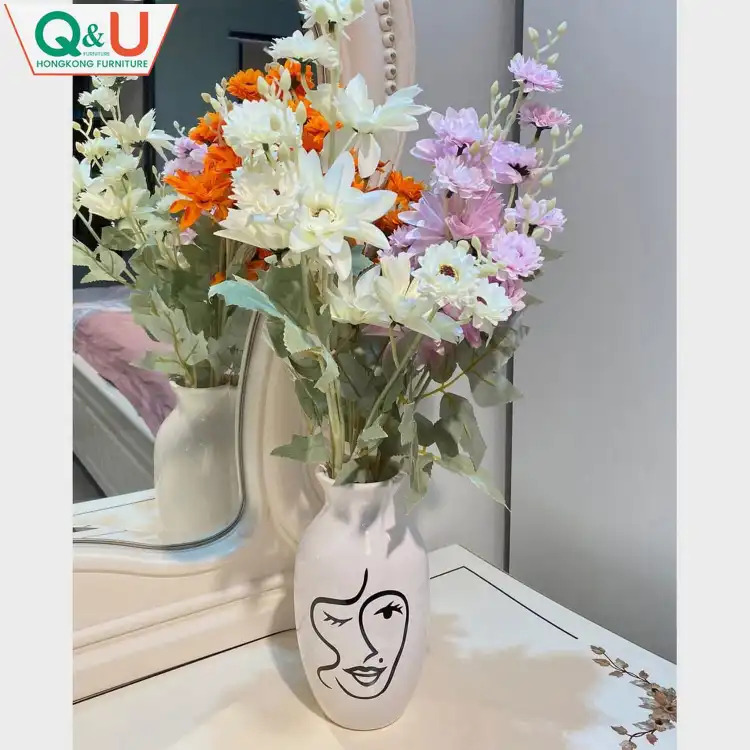 quanu-qu-furniture-sketch-design-decorative-white-color-flower-vase-db-0009