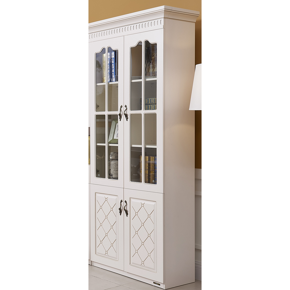 european-simple-luxury-2-door-book-cabinet-61621l