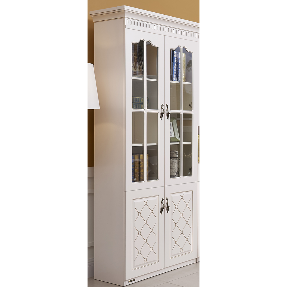 european-simple-luxury-2-door-book-cabinet-61621r