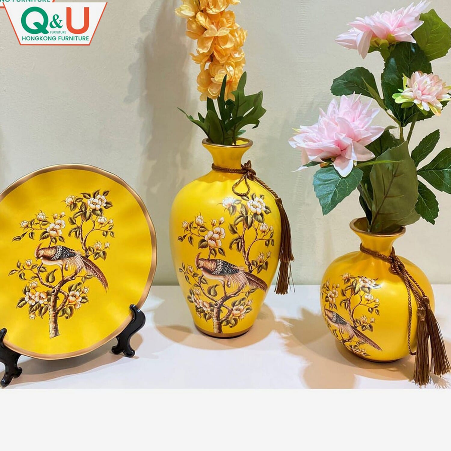 quanu-qu-furniture-decorative-avian-print-3-set-vase-plate-db-0002
