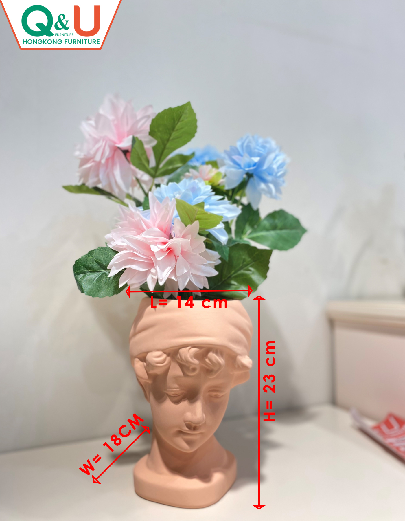sculpture-decorative-pink-color-flower-vase-db-0006p-7907