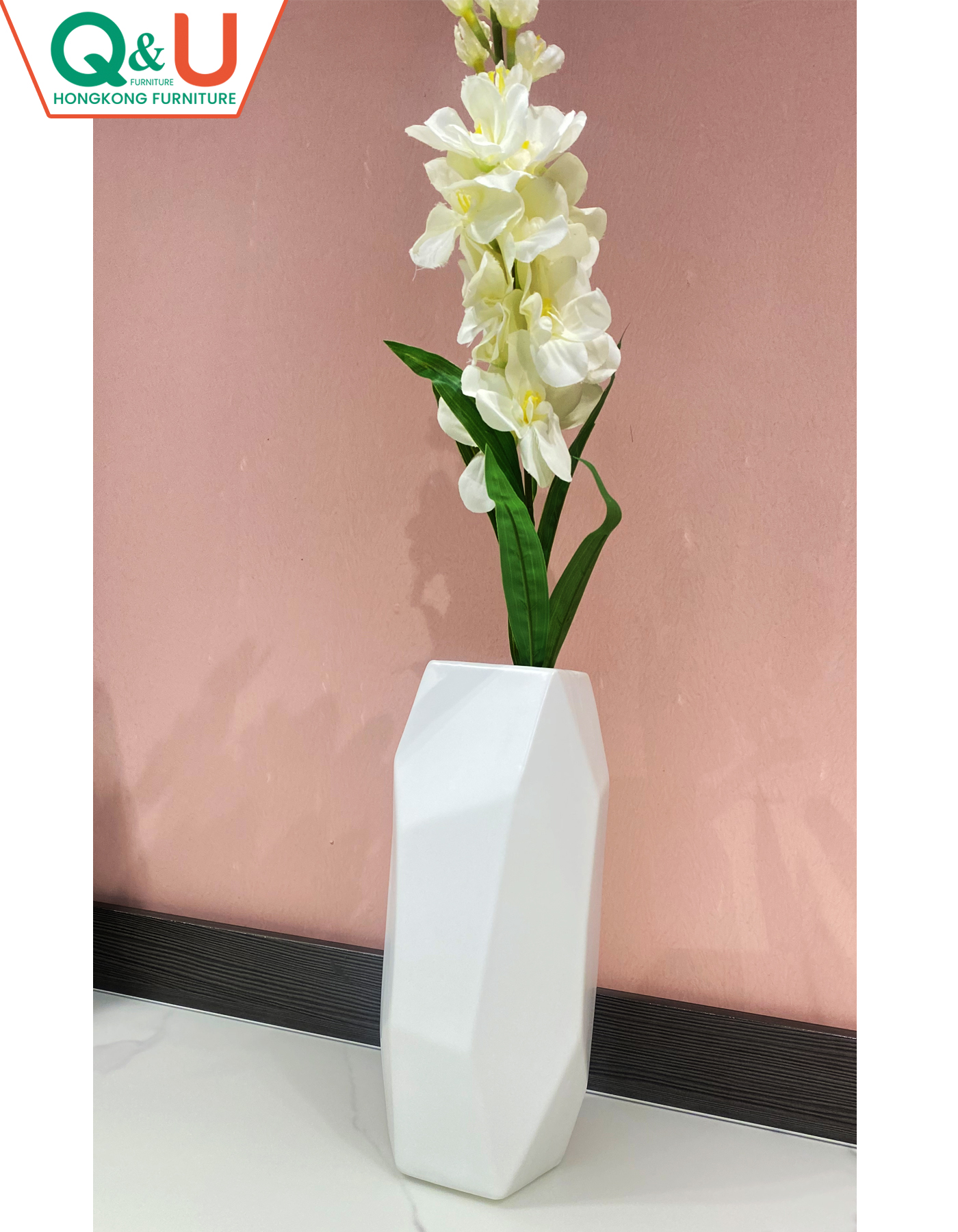 modern-design-decorative-white-color-long-flower-vase-db-0008w-7013